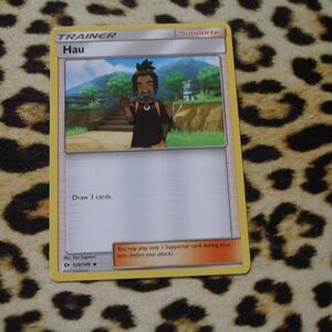 Hau 120/149 Pokemon Card
